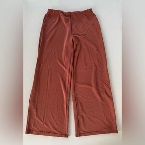 Things Between Rust Wide-Leg Pants – Size S